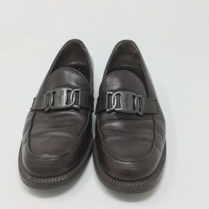 Salvatore Ferragamo Brown Leather Loafers - 8 SOLD SOLD SOLD SOLD SOLD
